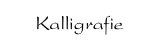 Kalligrafie